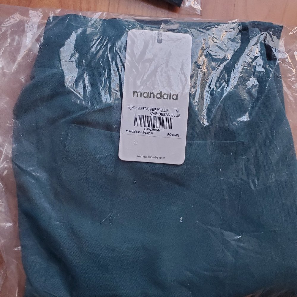 Mandala Caribbean Blue Cargo Pants